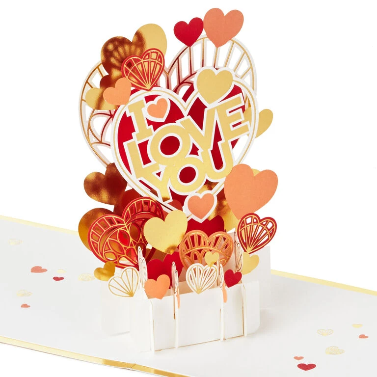 Hallmark All My Love Hearts 3D Pop-Up Love Card 3 Hallmark All My Love Hearts 3D Pop-Up Love Card