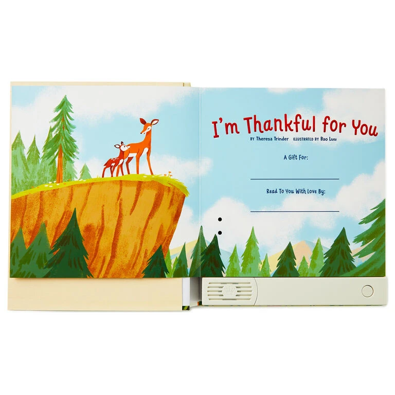 Hallmark I'm Thankful For You Recordable Storybook 4 Hallmark I'm Thankful For You Recordable Storybook - Image 2