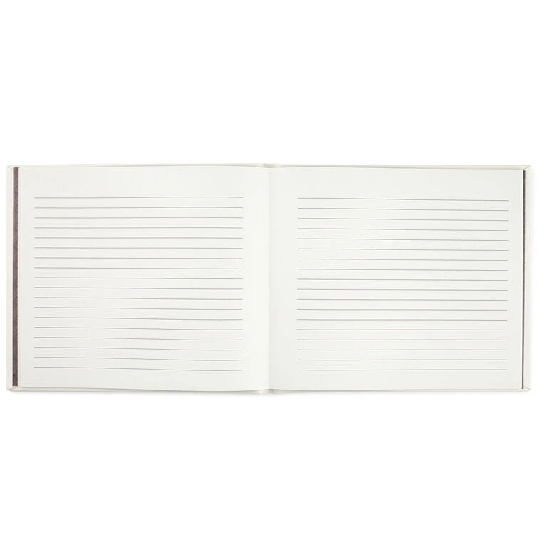 Hallmark Ivory Botanical Pattern Guest Book 5 Hallmark Ivory Botanical Pattern Guest Book - Image 3