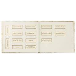 Hallmark Ivory And Gold Guest Book 15 Hallmark Ivory And Gold Guest Book -Hallmark Sales Store Ivory and Gold Guest Book 1EDY3149 05