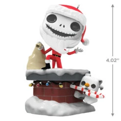 Hallmark Disney Tim Burton's The Nightmare Before Christmas Jack Skellington And Zero Funko POP!® Ornament 10 Hallmark Disney Tim Burton's The Nightmare Before Christmas Jack Skellington And Zero Funko POP!® Ornament -Hallmark Sales Store Jack Skellington and Zero Funko Keepsake Ornament 2699QXD6709 03