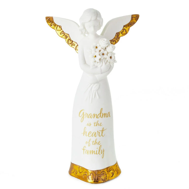 Hallmark Heart Of The Family Angel Figurine For Grandma, 8.5" 3 Hallmark Heart Of The Family Angel Figurine For Grandma, 8.5"
