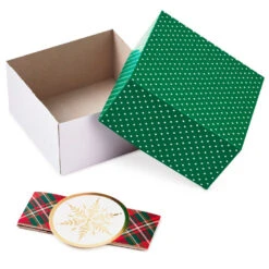 Hallmark Joy To You 3-Pack Christmas Gift Boxes, Assorted Sizes And Designs -Hallmark Sales Store Joy to You Assorted Christmas Gift Boxes 55XBC1128 04