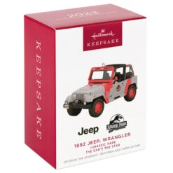 Hallmark The Car's The Star Jurassic Park 1992 Jeep Wrangler Metal Ornament 11 Hallmark The Car's The Star Jurassic Park 1992 Jeep Wrangler Metal Ornament -Hallmark Sales Store Jurassic Park Jeep Keepsake Ornament 2199QXR8149 04