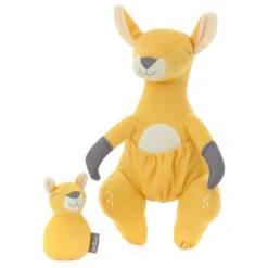 Hallmark Kangaroo And Baby Joey Stuffed Animal And Rattle Set 7 Hallmark Kangaroo And Baby Joey Stuffed Animal And Rattle Set -Hallmark Sales Store Kangaroo and Baby Joey Plush and Rattle Set 1BBY4819 03