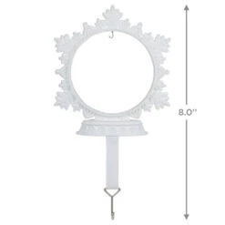 Hallmark Snowflake Ornament And Stocking Hanger -Hallmark Sales Store Keepsake Snowflake Ornament and Stocking Hanger 1999QSB6303 03