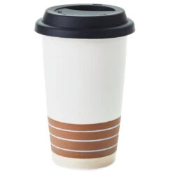 Hallmark Kindness Is Golden Ceramic Travel Mug, 9 Oz. -Hallmark Sales Store Kindness Is Golden Sunshine Ceramic Travel Mug 1SNN1004 02