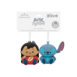 Better Together Disney Lilo & Stitch Magnetic Hallmark Ornaments, Set Of 2 -Hallmark Sales Store Lilo and Stitch Christmas Ornaments 3HCM2403 04