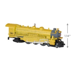 Hallmark Lionel® Trains Yellow 1361 Pennsylvania K4 Steam Locomotive Metal Ornament -Hallmark Sales Store Lionel Trains Engine Keepsake Ornament 2199QXE3267 03