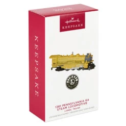 Hallmark Lionel® Trains Yellow 1361 Pennsylvania K4 Steam Locomotive Metal Ornament -Hallmark Sales Store Lionel Trains Engine Keepsake Ornament 2199QXE3267 04