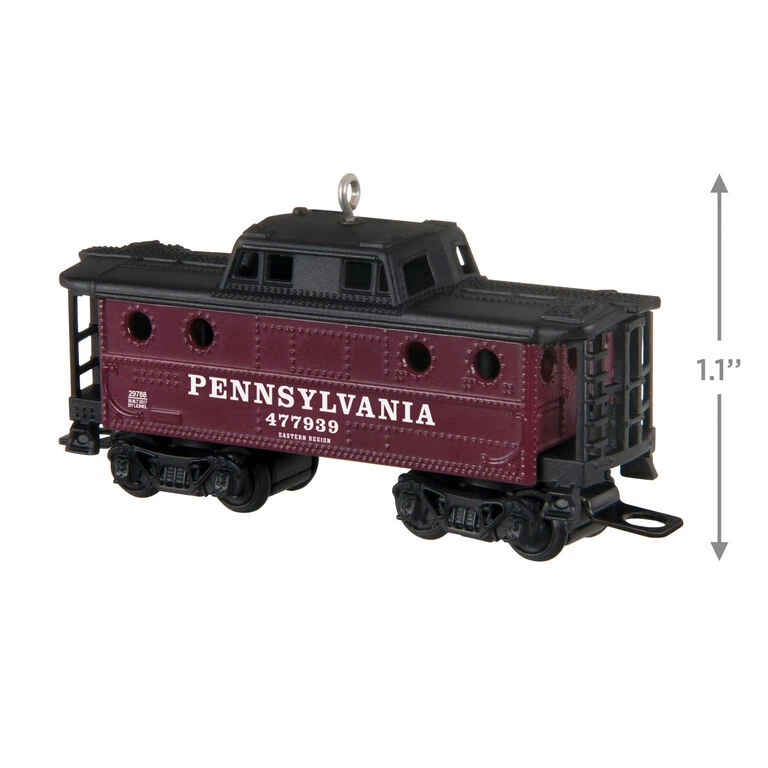 Hallmark Lionel® Pennsylvania K4 Caboose Metal Ornament 5 Hallmark Lionel® Pennsylvania K4 Caboose Metal Ornament - Image 3