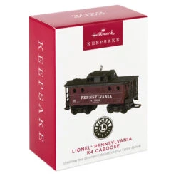 Hallmark Lionel® Pennsylvania K4 Caboose Metal Ornament 11 Hallmark Lionel® Pennsylvania K4 Caboose Metal Ornament -Hallmark Sales Store Lionel Trains Red and Black Caboose Keepsake Ornament 2199QXI6379 04