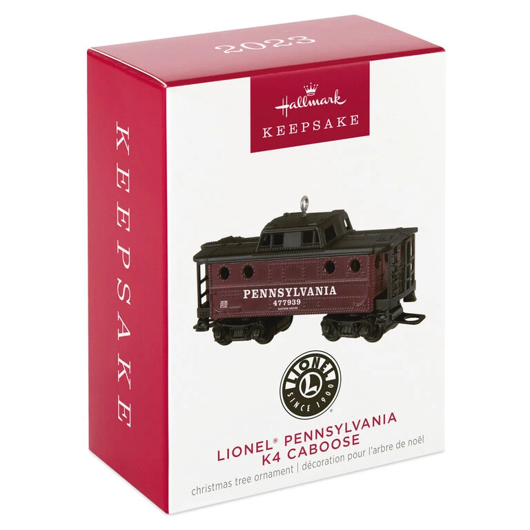 Hallmark Lionel® Pennsylvania K4 Caboose Metal Ornament 6 Hallmark Lionel® Pennsylvania K4 Caboose Metal Ornament - Image 4