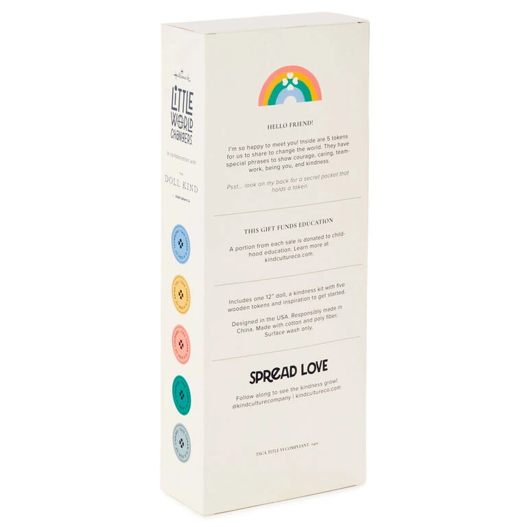 Hallmark Little World Changers™ And Kind Culture Co. The Doll Kind Light Skin Girl, 12" 9 Hallmark Little World Changers™ And Kind Culture Co. The Doll Kind Light Skin Girl, 12" - Image 7