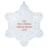 Hallmark Magic Sparkling Snowflake Script Text Personalized Ornament With Light -Hallmark Sales Store Magic Sparkling Snowflake Script Text Personalized Keepsake Ornament With Light 2999QHE2010B1 01