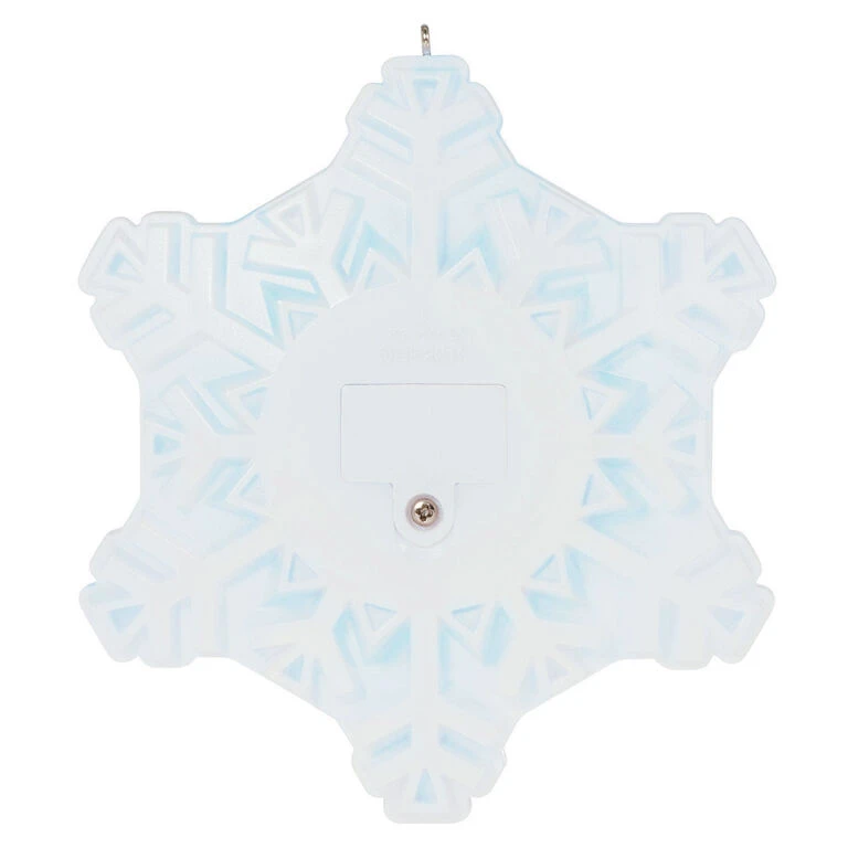 Hallmark Magic Sparkling Snowflake Script Text Personalized Ornament With Light 6 Hallmark Magic Sparkling Snowflake Script Text Personalized Ornament With Light - Image 4