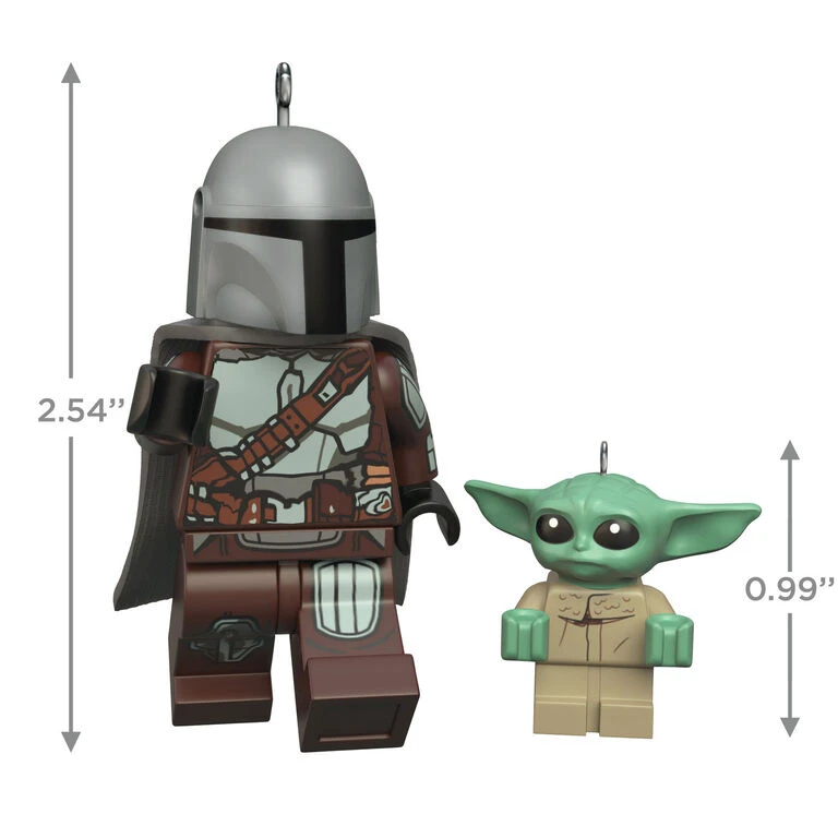 Hallmark The Mandalorian™ And Grogu™ LEGO® Star Wars™ Minifigure Ornaments, Set Of 2 5 Hallmark The Mandalorian™ And Grogu™ LEGO® Star Wars™ Minifigure Ornaments, Set Of 2 - Image 3