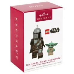 Hallmark The Mandalorian™ And Grogu™ LEGO® Star Wars™ Minifigure Ornaments, Set Of 2 11 Hallmark The Mandalorian™ And Grogu™ LEGO® Star Wars™ Minifigure Ornaments, Set Of 2 -Hallmark Sales Store Mandalorian Grogu LEGO Minifig Keepsake Ornaments 2499QXI7079 04