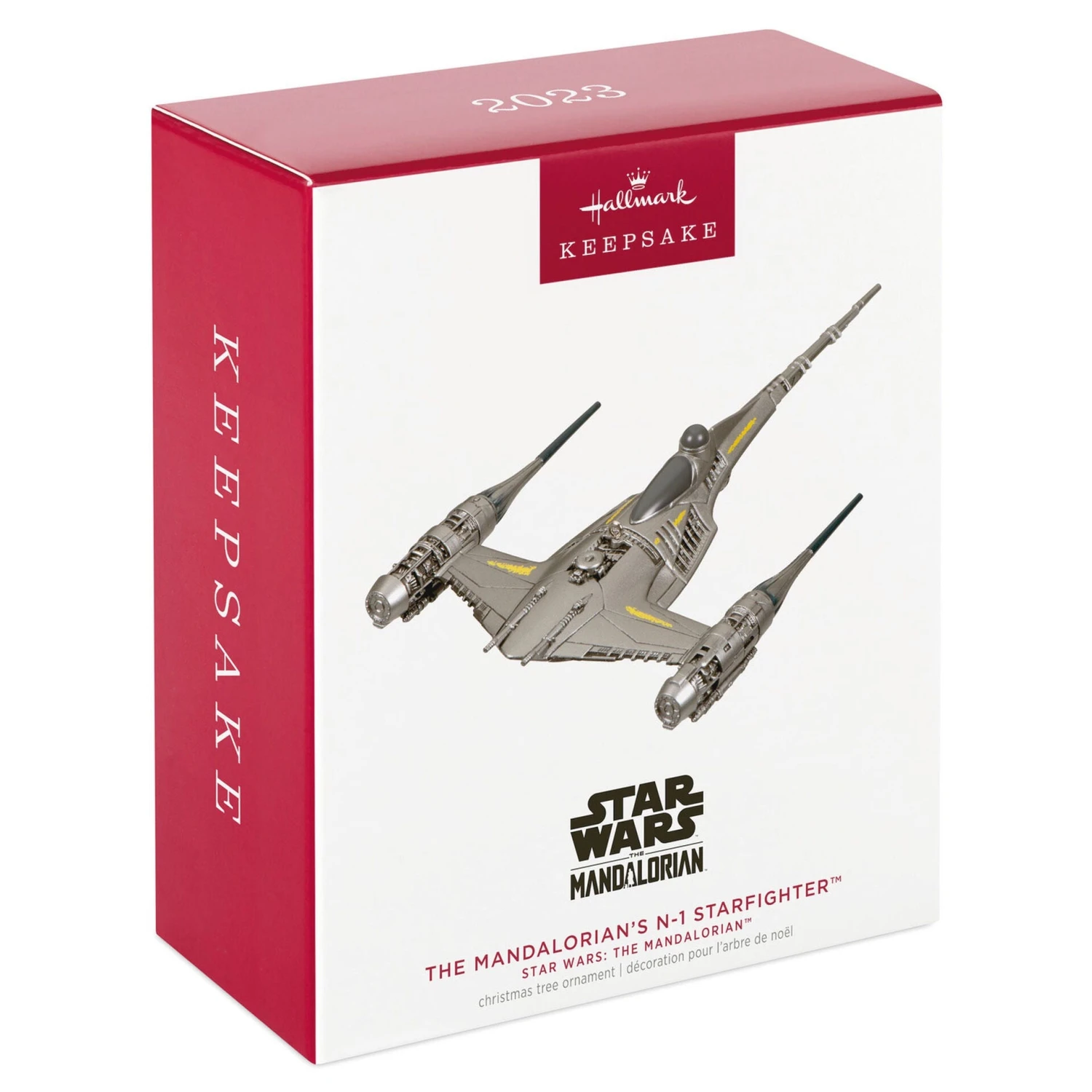 Hallmark Star Wars: The Mandalorian™ The Mandalorian's N-1 Starfighter™ Ornament 3 Hallmark Star Wars: The Mandalorian™ The Mandalorian's N-1 Starfighter™ Ornament