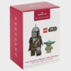 Hallmark The Mandalorian™ And Grogu™ LEGO® Star Wars™ Minifigure Ornaments, Set Of 2