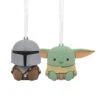 Better Together Star Wars: The Mandalorian™ And Grogu™ Magnetic Hallmark Ornaments, Set Of 2 1 Better Together Star Wars: The Mandalorian™ And Grogu™ Magnetic Hallmark Ornaments, Set Of 2 -Hallmark Sales Store Mandalorian and Grogu Christmas Ornaments 3HCM2401 01