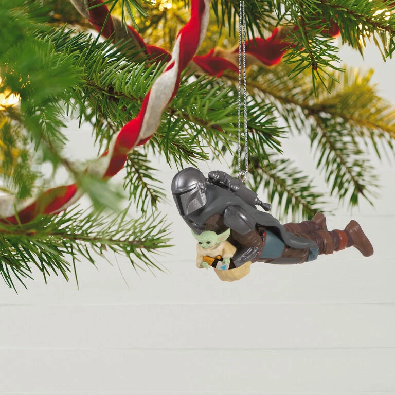 Hallmark Star Wars: The Mandalorian™ Grogu's Jetpack Adventure Ornament 4 Hallmark Star Wars: The Mandalorian™ Grogu's Jetpack Adventure Ornament - Image 2