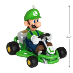 Hallmark Nintendo Mario Kart™ Luigi Ornament 10 Hallmark Nintendo Mario Kart™ Luigi Ornament -Hallmark Sales Store Mario Kart Luigi Keepsake Ornament 1899QXI6337 03