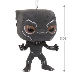 Marvel Black Panther Funko POP!® Hallmark Ornament 9 Marvel Black Panther Funko POP!® Hallmark Ornament -Hallmark Sales Store Marvel Black Panther Funko POP Christmas Ornament 3HCM2308 03