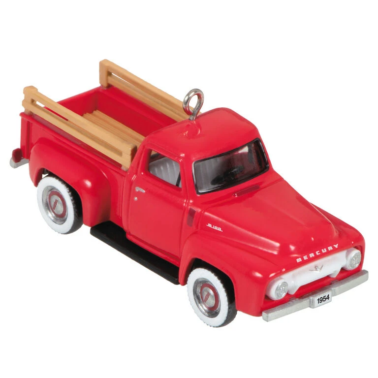Hallmark Mini Lil' American Trucks 1954 Mercury M-100 2023 Metal Ornament, 0.75" 3 Hallmark Mini Lil' American Trucks 1954 Mercury M-100 2023 Metal Ornament, 0.75"