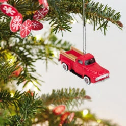 Hallmark Mini Lil' American Trucks 1954 Mercury M-100 2023 Metal Ornament, 0.75" 10 Hallmark Mini Lil' American Trucks 1954 Mercury M-100 2023 Metal Ornament, 0.75" -Hallmark Sales Store Mercury M100 Truck Keepsake Ornament 1299QXM9159 02