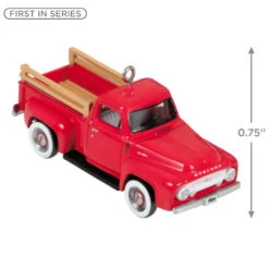 Hallmark Mini Lil' American Trucks 1954 Mercury M-100 2023 Metal Ornament, 0.75" 11 Hallmark Mini Lil' American Trucks 1954 Mercury M-100 2023 Metal Ornament, 0.75" -Hallmark Sales Store Mercury M100 Truck Keepsake Ornament 1299QXM9159 03