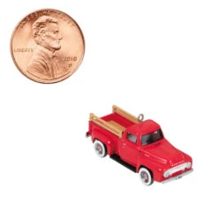Hallmark Mini Lil' American Trucks 1954 Mercury M-100 2023 Metal Ornament, 0.75" 15 Hallmark Mini Lil' American Trucks 1954 Mercury M-100 2023 Metal Ornament, 0.75" -Hallmark Sales Store Mercury M100 Truck Keepsake Ornament 1299QXM9159 07