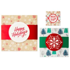 Hallmark Merry And Bright 3-Pack Christmas Gift Boxes, Assorted Sizes And Designs 13 Hallmark Merry And Bright 3-Pack Christmas Gift Boxes, Assorted Sizes And Designs -Hallmark Sales Store Merry and Bright Assorted Christmas Gift Boxes 5XBC1129 06