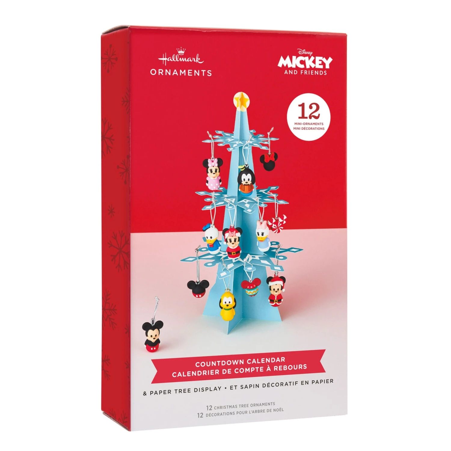 Disney Mickey Mouse And Friends Hallmark Countdown Calendar Paper Tree Set With 12 Mini Ornaments 3 Disney Mickey Mouse And Friends Hallmark Countdown Calendar Paper Tree Set With 12 Mini Ornaments
