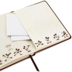 Hallmark Disney Mickey Mouse Brown Faux Leather Journal 11 Hallmark Disney Mickey Mouse Brown Faux Leather Journal -Hallmark Sales Store Mickey Mouse Drawings Brown Faux Leather Notebook 5HWJ6940 04