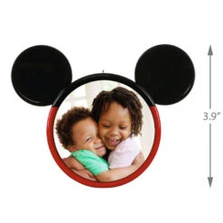 Hallmark Disney Mickey Mouse Ears Silhouette Personalized Photo Ornament -Hallmark Sales Store Mickey Mouse Ears Shape Personalized Photo Ornament 2499QHE1962B3 03