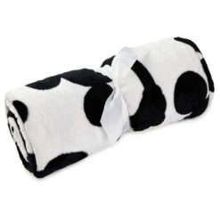 Hallmark Disney Mickey Mouse Silhouettes Throw Blanket, 50x60 7 Hallmark Disney Mickey Mouse Silhouettes Throw Blanket, 50x60 -Hallmark Sales Store Mickey Mouse Silhouette BlackWhite Plush Blanket 1DYG2056 03