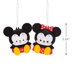 Better Together Disney Mickey And Minnie Magnetic Hallmark Ornaments, Set Of 2 9 Better Together Disney Mickey And Minnie Magnetic Hallmark Ornaments, Set Of 2 -Hallmark Sales Store Mickey and Minnie Christmas Ornaments 3HCM2402 03