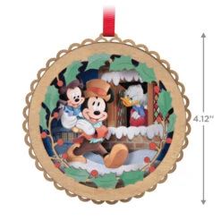 Hallmark Disney Mickey's Christmas Carol 40th Anniversary Papercraft Ornament 10 Hallmark Disney Mickey's Christmas Carol 40th Anniversary Papercraft Ornament -Hallmark Sales Store Mickeys Christmas Carol Characters Keepsake Ornament 1999QXD6669 03