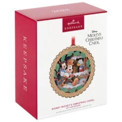 Hallmark Disney Mickey's Christmas Carol 40th Anniversary Papercraft Ornament 11 Hallmark Disney Mickey's Christmas Carol 40th Anniversary Papercraft Ornament -Hallmark Sales Store Mickeys Christmas Carol Characters Keepsake Ornament 1999QXD6669 04 1