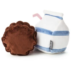 Hallmark Better Together Milk And Cookie Magnetic Plush, 6" 7 Hallmark Better Together Milk And Cookie Magnetic Plush, 6" -Hallmark Sales Store Milk Carton and Chocolate Cookie Magnetic Plush 1KID1642 03