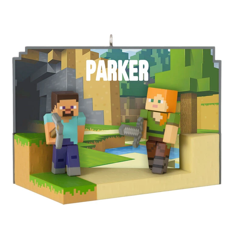 Hallmark Minecraft My World Personalized Ornament 3 Hallmark Minecraft My World Personalized Ornament