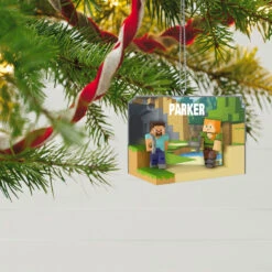 Hallmark Minecraft My World Personalized Ornament 6 Hallmark Minecraft My World Personalized Ornament -Hallmark Sales Store Minecraft My World Personalized Christmas Ornament 2499QHE2202B1 02