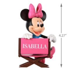 Hallmark Disney Minnie Mouse In Director's Chair Personalized Ornament 8 Hallmark Disney Minnie Mouse In Director's Chair Personalized Ornament -Hallmark Sales Store Minnie Mouse Directors Chair Personalized Ornament 2499QHE1961B1 03
