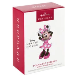 Hallmark Disney Minnie Mouse Polka-Dot Perfect Ornament -Hallmark Sales Store Minnie Mouse PolkaDot Dress Keepsake Ornament 1699QXD6539 04