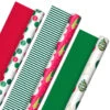 Hallmark Mod Holiday 3-Pack Reversible Wrapping Paper Assortment, 120 Sq. Ft. 1 Hallmark Mod Holiday 3-Pack Reversible Wrapping Paper Assortment, 120 Sq. Ft. -Hallmark Sales Store Mod Holiday Assorted Reversible Wrapping Paper 5JXW1072 01
