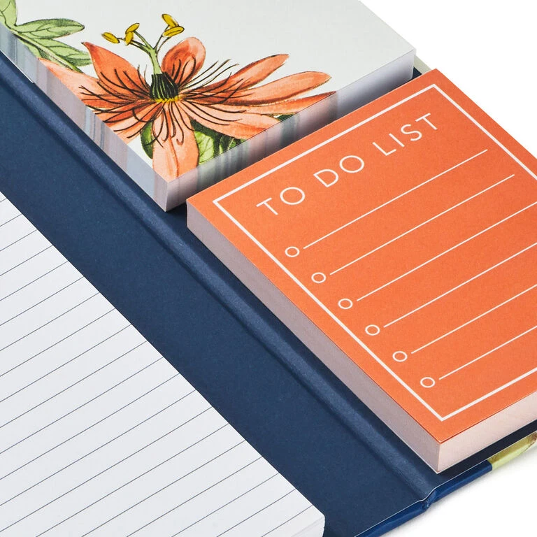 Hallmark Modern Floral Folio And Memo Pad Set 6 Hallmark Modern Floral Folio And Memo Pad Set - Image 4