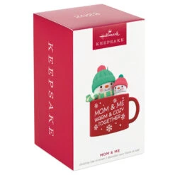 Hallmark Mom & Me Hot Cocoa Mug 2023 Ornament 11 Hallmark Mom & Me Hot Cocoa Mug 2023 Ornament -Hallmark Sales Store Mom Me Snowmen in Mug Keepsake Ornament 1599QGO2577 04