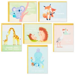 Hallmark Mom And Baby Animal Assortment Blank Thank-You Notes, Pack Of 48 11 Hallmark Mom And Baby Animal Assortment Blank Thank-You Notes, Pack Of 48 -Hallmark Sales Store Mom and Baby Animal Assortment Blank ThankYou Notes 5STZ1134 02