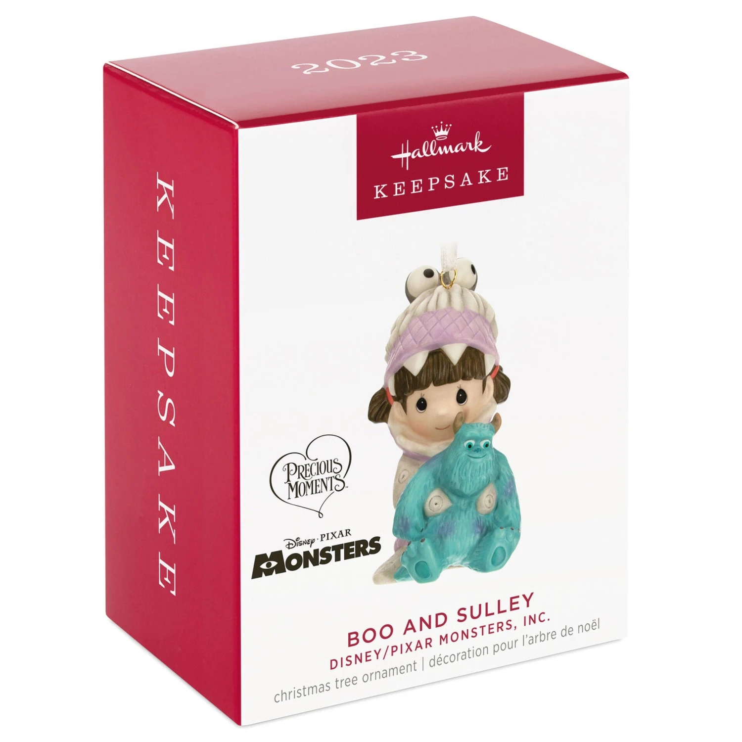 Hallmark Disney/Pixar Precious Moments Monsters, Inc. Boo And Sulley Porcelain Ornament 3 Hallmark Disney/Pixar Precious Moments Monsters, Inc. Boo And Sulley Porcelain Ornament